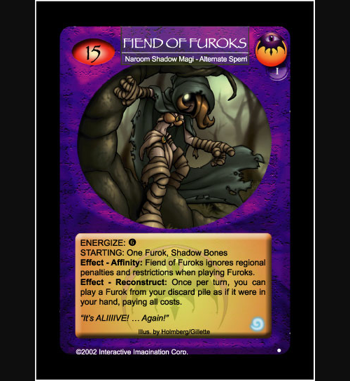 Fiend of Furoks - Foil